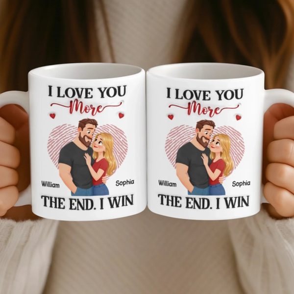 Custom Mug - Personalized Anniversary Wedding Gifts For Husband And Wife, Him And Her - I Won Your Heart Custom Mug - Personalized Anniversary Wedding Gifts For Husband And Wife, Him And Her - I Won Your Heart