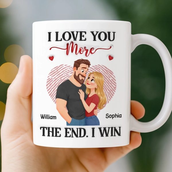 Custom Mug - Personalized Anniversary Wedding Gifts For Husband And Wife, Him And Her - I Won Your Heart Custom Mug - Personalized Anniversary Wedding Gifts For Husband And Wife, Him And Her - I Won Your Heart