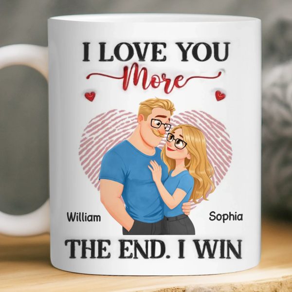 Custom Mug - Personalized Anniversary Wedding Gifts For Husband And Wife, Him And Her - I Won Your Heart Custom Mug - Personalized Anniversary Wedding Gifts For Husband And Wife, Him And Her - I Won Your Heart
