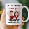 Custom Mug - Personalized Anniversary Wedding Gifts For Husband And Wife, Him And Her - Life Is Sweeter Together Custom Mug - Personalized Anniversary Wedding Gifts For Husband And Wife, Him And Her - Life Is Sweeter Together