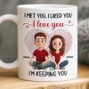 Custom Mug - Personalized Anniversary Wedding Gifts For Husband And Wife, Him And Her - Life Is Sweeter Together Custom Mug - Personalized Anniversary Wedding Gifts For Husband And Wife, Him And Her - Life Is Sweeter Together