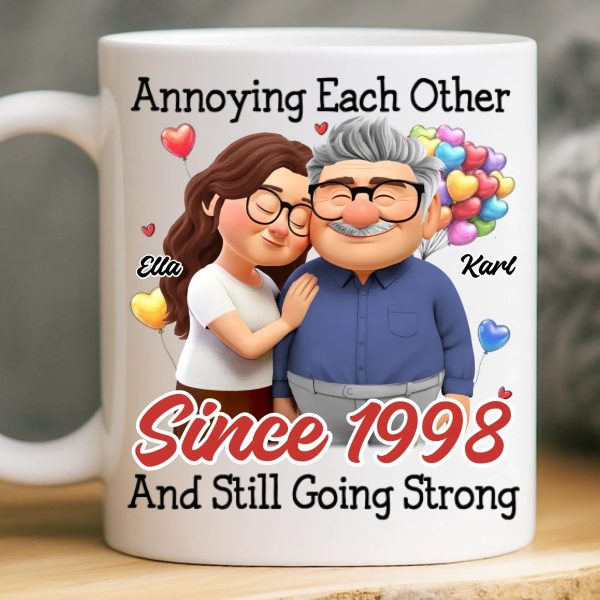 Custom Mug - Personalized Anniversary Wedding Gifts For Husband And Wife, Him And Her - Love Feels Gentle With You Custom Mug - Personalized Anniversary Wedding Gifts For Husband And Wife, Him And Her - Love Feels Gentle With You