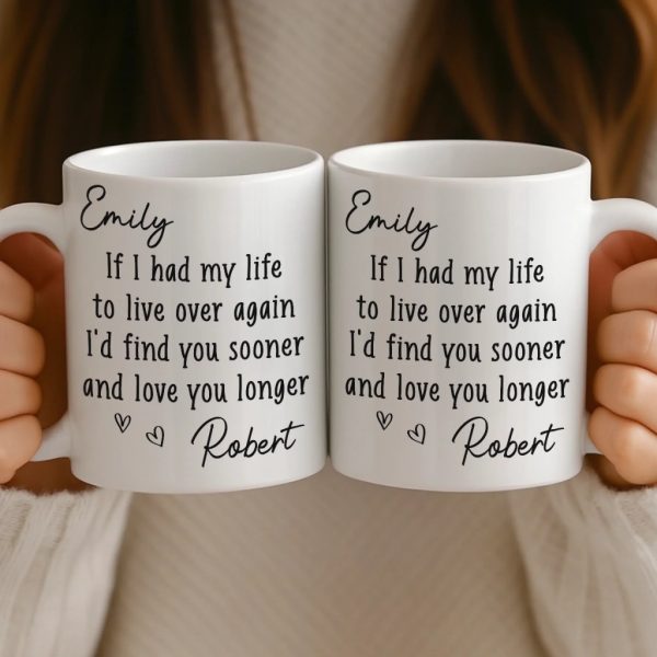 Custom Mug - Personalized Anniversary Wedding Gifts For Husband And Wife, Him And Her - Love You More Every Day Custom Mug - Personalized Anniversary Wedding Gifts For Husband And Wife, Him And Her - Love You More Every Day