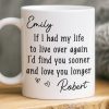 Custom Mug - Personalized Anniversary Wedding Gifts For Husband And Wife, Him And Her - Love You More Every Day Custom Mug - Personalized Anniversary Wedding Gifts For Husband And Wife, Him And Her - Love You More Every Day