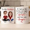 Custom Mug - Personalized Anniversary Wedding Gifts For Husband And Wife, Him And Her - Love You More Than Yesterday Custom Mug - Personalized Anniversary Wedding Gifts For Husband And Wife, Him And Her - Love You More Than Yesterday