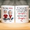 Custom Mug - Personalized Anniversary Wedding Gifts For Husband And Wife, Him And Her - Love You More Than Yesterday Custom Mug - Personalized Anniversary Wedding Gifts For Husband And Wife, Him And Her - Love You More Than Yesterday