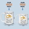 Custom Mug - Personalized Anniversary Wedding Gifts For Husband And Wife, Him And Her - Love You Then, Love You Now Custom Mug - Personalized Anniversary Wedding Gifts For Husband And Wife, Him And Her - Love You Then, Love You Now
