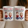 Custom Mug - Personalized Anniversary Wedding Gifts For Husband And Wife, Him And Her - Loving You Is My Favorite Custom Mug - Personalized Anniversary Wedding Gifts For Husband And Wife, Him And Her - Loving You Is My Favorite
