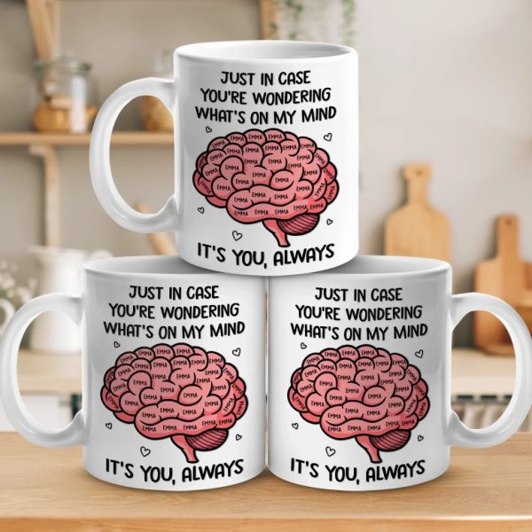 Custom Mug - Personalized Anniversary Wedding Gifts For Husband And Wife, Him And Her - My Mind Is Basically Your Fan Club Custom Mug - Personalized Anniversary Wedding Gifts For Husband And Wife, Him And Her - My Mind Is Basically Your Fan Club