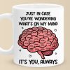 Custom Mug - Personalized Anniversary Wedding Gifts For Husband And Wife, Him And Her - My Mind Is Basically Your Fan Club Custom Mug - Personalized Anniversary Wedding Gifts For Husband And Wife, Him And Her - My Mind Is Basically Your Fan Club