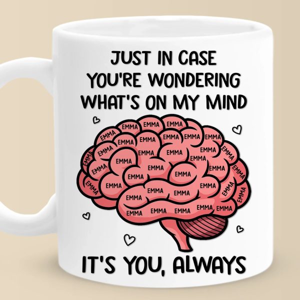 Custom Mug - Personalized Anniversary Wedding Gifts For Husband And Wife, Him And Her - My Mind Is Basically Your Fan Club Custom Mug - Personalized Anniversary Wedding Gifts For Husband And Wife, Him And Her - My Mind Is Basically Your Fan Club