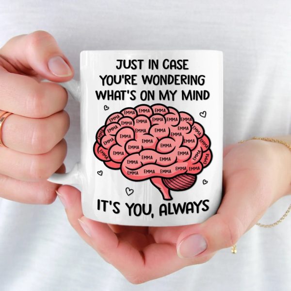 Custom Mug - Personalized Anniversary Wedding Gifts For Husband And Wife, Him And Her - My Mind Is Basically Your Fan Club Custom Mug - Personalized Anniversary Wedding Gifts For Husband And Wife, Him And Her - My Mind Is Basically Your Fan Club