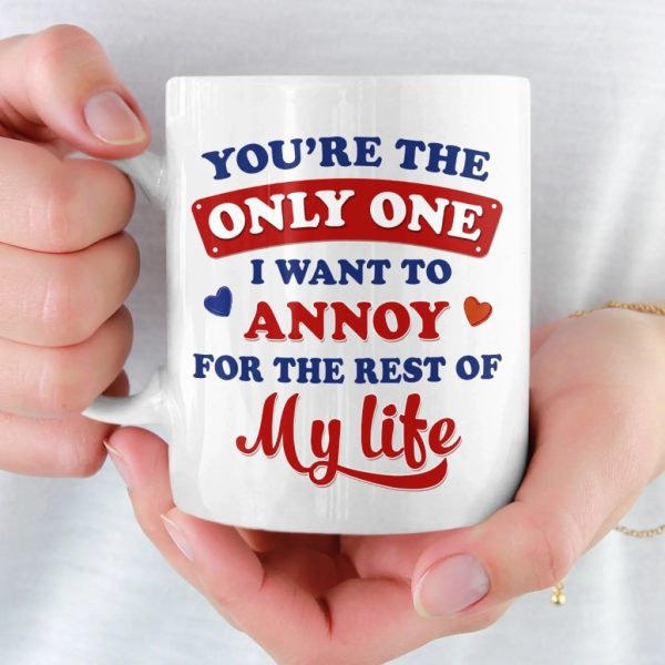Custom Mug - Personalized Anniversary Wedding Gifts For Husband And Wife, Him And Her - One Love One Life Custom Mug - Personalized Anniversary Wedding Gifts For Husband And Wife, Him And Her - One Love One Life