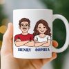 Custom Mug - Personalized Anniversary Wedding Gifts For Husband And Wife, Him And Her - One Love One Life Custom Mug - Personalized Anniversary Wedding Gifts For Husband And Wife, Him And Her - One Love One Life