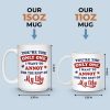 Custom Mug - Personalized Anniversary Wedding Gifts For Husband And Wife, Him And Her - One Love One Life Custom Mug - Personalized Anniversary Wedding Gifts For Husband And Wife, Him And Her - One Love One Life