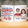 Custom Mug - Personalized Anniversary Wedding Gifts For Husband And Wife, Him And Her - One Love One Life Custom Mug - Personalized Anniversary Wedding Gifts For Husband And Wife, Him And Her - One Love One Life