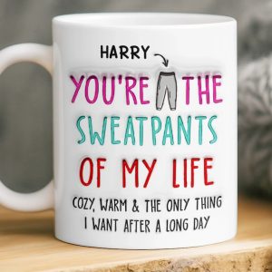 Custom Mug - Personalized Anniversary Wedding Gifts For Husband And Wife, Him And Her - Our Love Feels Easy