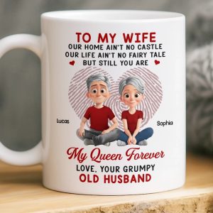 Custom Mug - Personalized Anniversary Wedding Gifts For Husband And Wife, Him And Her - Our Love Keeps Growing