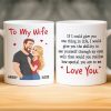 Custom Mug - Personalized Anniversary Wedding Gifts For Husband And Wife, Him And Her - Our Love Moves Gently Custom Mug - Personalized Anniversary Wedding Gifts For Husband And Wife, Him And Her - Our Love Moves Gently