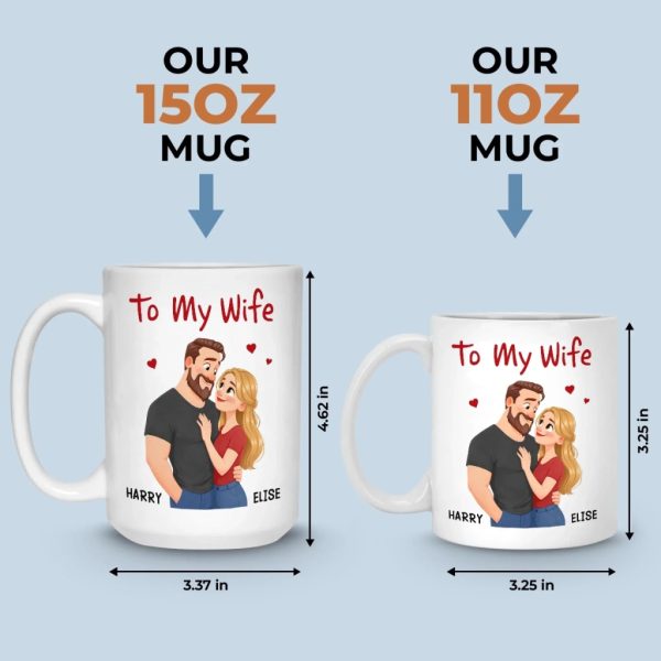Custom Mug - Personalized Anniversary Wedding Gifts For Husband And Wife, Him And Her - Our Love Moves Gently Custom Mug - Personalized Anniversary Wedding Gifts For Husband And Wife, Him And Her - Our Love Moves Gently