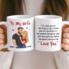 Custom Mug - Personalized Anniversary Wedding Gifts For Husband And Wife, Him And Her - Our Love Moves Gently Custom Mug - Personalized Anniversary Wedding Gifts For Husband And Wife, Him And Her - Our Love Moves Gently
