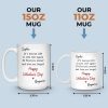 Custom Mug - Personalized Anniversary Wedding Gifts For Husband And Wife, Him And Her - Side By Side Feels Natural Custom Mug - Personalized Anniversary Wedding Gifts For Husband And Wife, Him And Her - Side By Side Feels Natural
