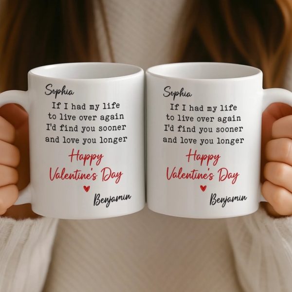 Custom Mug - Personalized Anniversary Wedding Gifts For Husband And Wife, Him And Her - Side By Side Feels Natural Custom Mug - Personalized Anniversary Wedding Gifts For Husband And Wife, Him And Her - Side By Side Feels Natural