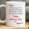 Custom Mug - Personalized Anniversary Wedding Gifts For Husband And Wife, Him And Her - Side By Side Feels Natural Custom Mug - Personalized Anniversary Wedding Gifts For Husband And Wife, Him And Her - Side By Side Feels Natural