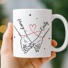 Custom Mug - Personalized Anniversary Wedding Gifts For Husband And Wife, Him And Her - Sip Love Repeat Custom Mug - Personalized Anniversary Wedding Gifts For Husband And Wife, Him And Her - Sip Love Repeat