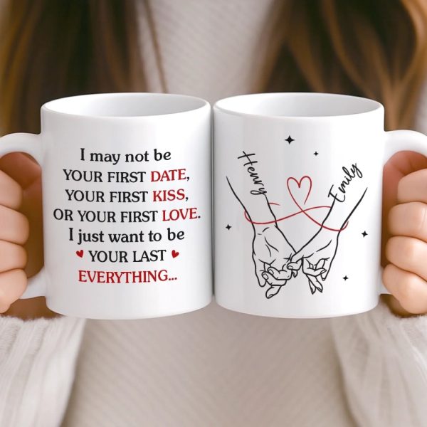 Custom Mug - Personalized Anniversary Wedding Gifts For Husband And Wife, Him And Her - Sip Love Repeat Custom Mug - Personalized Anniversary Wedding Gifts For Husband And Wife, Him And Her - Sip Love Repeat