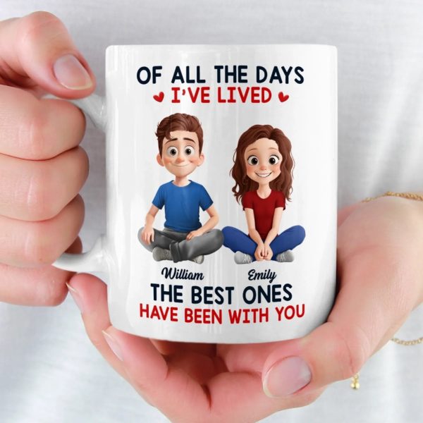 Custom Mug - Personalized Anniversary Wedding Gifts For Husband And Wife, Him And Her - Together Is My Favorite Place Custom Mug - Personalized Anniversary Wedding Gifts For Husband And Wife, Him And Her - Together Is My Favorite Place