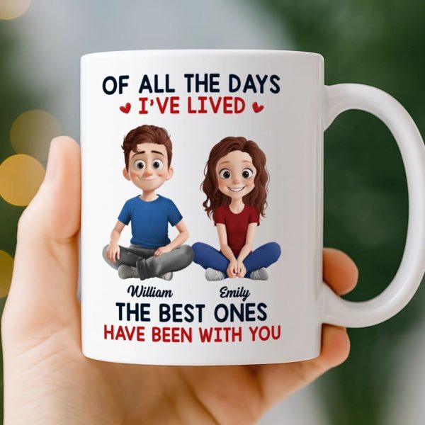 Custom Mug - Personalized Anniversary Wedding Gifts For Husband And Wife, Him And Her - Together Is My Favorite Place Custom Mug - Personalized Anniversary Wedding Gifts For Husband And Wife, Him And Her - Together Is My Favorite Place
