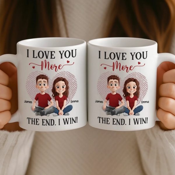 Custom Mug - Personalized Anniversary Wedding Gifts For Husband And Wife, Him And Her - Two Hearts One Story Custom Mug - Personalized Anniversary Wedding Gifts For Husband And Wife, Him And Her - Two Hearts One Story