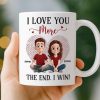 Custom Mug - Personalized Anniversary Wedding Gifts For Husband And Wife, Him And Her - Two Hearts One Story Custom Mug - Personalized Anniversary Wedding Gifts For Husband And Wife, Him And Her - Two Hearts One Story