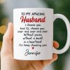 Custom Mug - Personalized Anniversary Wedding Gifts For Husband And Wife, Him And Her - Two Lives One Rhythm Custom Mug - Personalized Anniversary Wedding Gifts For Husband And Wife, Him And Her - Two Lives One Rhythm