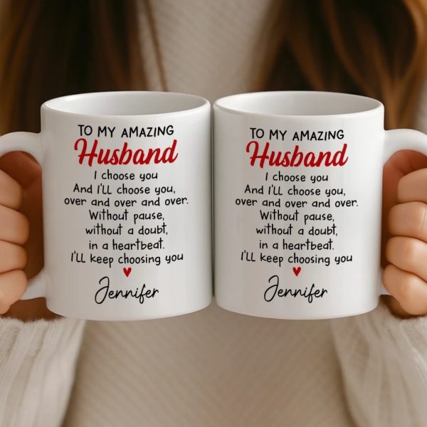 Custom Mug - Personalized Anniversary Wedding Gifts For Husband And Wife, Him And Her - Two Lives One Rhythm Custom Mug - Personalized Anniversary Wedding Gifts For Husband And Wife, Him And Her - Two Lives One Rhythm