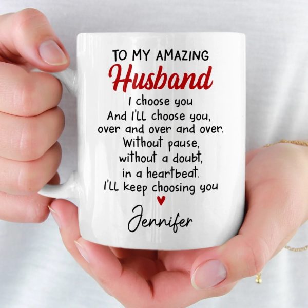 Custom Mug - Personalized Anniversary Wedding Gifts For Husband And Wife, Him And Her - Two Lives One Rhythm Custom Mug - Personalized Anniversary Wedding Gifts For Husband And Wife, Him And Her - Two Lives One Rhythm