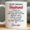 Custom Mug - Personalized Anniversary Wedding Gifts For Husband And Wife, Him And Her - Two Lives One Rhythm Custom Mug - Personalized Anniversary Wedding Gifts For Husband And Wife, Him And Her - Two Lives One Rhythm