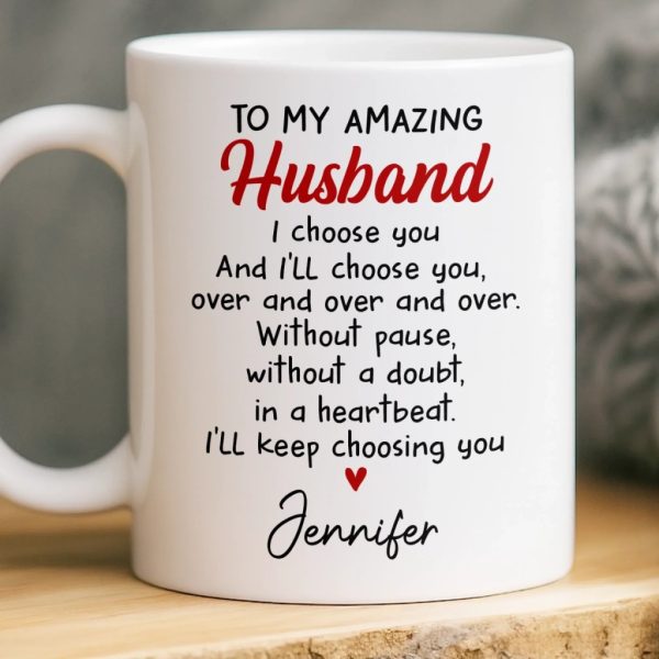 Custom Mug - Personalized Anniversary Wedding Gifts For Husband And Wife, Him And Her - Two Lives One Rhythm Custom Mug - Personalized Anniversary Wedding Gifts For Husband And Wife, Him And Her - Two Lives One Rhythm