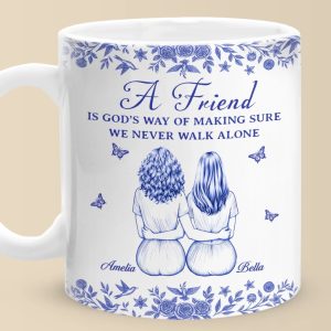 Custom Mug - Personalized Best Friend Birthday Gifts For Women - Besties For The Resties