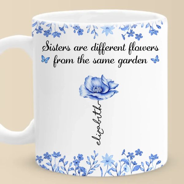 Custom Mug - Personalized Best Friend Birthday Gifts For Women - Blooming Together, Always Custom Mug - Personalized Best Friend Birthday Gifts For Women - Blooming Together, Always