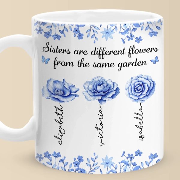 Custom Mug - Personalized Best Friend Birthday Gifts For Women - Blooming Together, Always Custom Mug - Personalized Best Friend Birthday Gifts For Women - Blooming Together, Always