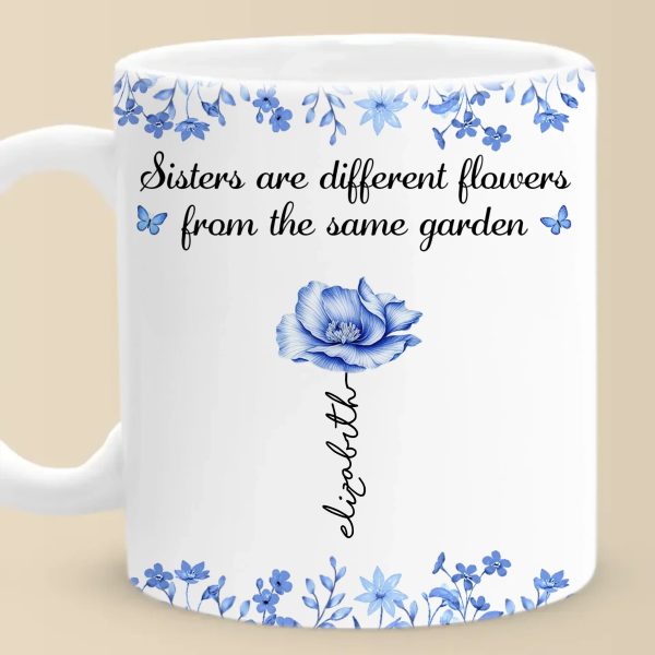 Custom Mug - Personalized Best Friend Birthday Gifts For Women - Blooming Together, Always Custom Mug - Personalized Best Friend Birthday Gifts For Women - Blooming Together, Always
