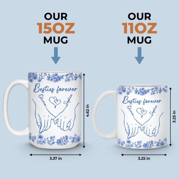 Custom Mug - Personalized Best Friend Birthday Gifts For Women - Laughing Together, Always Custom Mug - Personalized Best Friend Birthday Gifts For Women - Laughing Together, Always