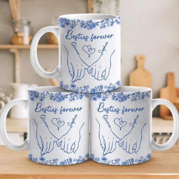 Custom Mug - Personalized Best Friend Birthday Gifts For Women - Laughing Together, Always Custom Mug - Personalized Best Friend Birthday Gifts For Women - Laughing Together, Always