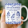 Custom Mug - Personalized Best Friend Birthday Gifts For Women - Sisters Bloom On Colorful Wings Custom Mug - Personalized Best Friend Birthday Gifts For Women - Sisters Bloom On Colorful Wings