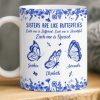 Custom Mug - Personalized Best Friend Birthday Gifts For Women - Sisters Bloom On Colorful Wings Custom Mug - Personalized Best Friend Birthday Gifts For Women - Sisters Bloom On Colorful Wings