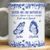 Custom Mug - Personalized Best Friend Birthday Gifts For Women - Sisters Bloom On Colorful Wings Custom Mug - Personalized Best Friend Birthday Gifts For Women - Sisters Bloom On Colorful Wings