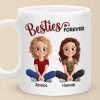 Custom Mug - Personalized Best Friend Birthday Gifts For Women - Sisters Forever Custom Mug - Personalized Best Friend Birthday Gifts For Women - Sisters Forever