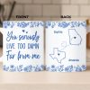 Custom Mug - Personalized Best Friend Birthday Gifts For Women - Wishing You Were Right Here Custom Mug - Personalized Best Friend Birthday Gifts For Women - Wishing You Were Right Here